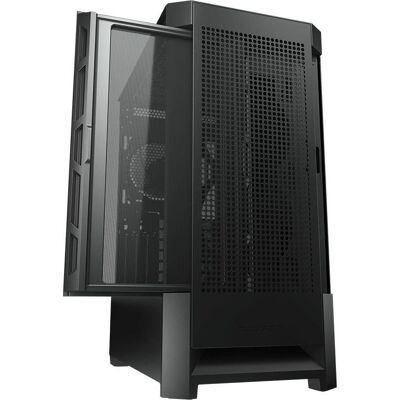Cougar Atx Midi Tower Gehäuse Airface (ATX, mATX, Mini-ITX, SSI CEB), PC Gehäuse, Schwarz Cougar Atx Midi Tower Gehäuse Airface (ATX, mATX, Mini-ITX, SSI CEB), PC Gehäuse, Schwarz