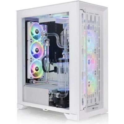 Thermaltake Tt CTE T500 TG ARGB Snow E-ATX wh CA-1X8-00F6WN-01 (ATX, E-ATX, mATX, Mini-ITX), PC Gehäuse, Weiss Thermaltake Tt CTE T500 TG ARGB Snow E-ATX wh CA-1X8-00F6WN-01 (ATX, E-ATX, mATX, Mini-ITX), PC Gehäuse, Weiss