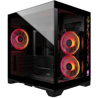 MRed M-RED Mini Crystal Sea Black (Mini-ITX), PC Gehäuse, Schwarz MRed M-RED Mini Crystal Sea Black (Mini-ITX), PC Gehäuse, Schwarz