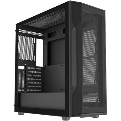 Sama Gears S40E, Black ATX Mid-tower Case (ATX, ITX, mATX), PC Gehäuse, Schwarz Sama Gears S40E, Black ATX Mid-tower Case (ATX, ITX, mATX), PC Gehäuse, Schwarz