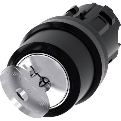 Siemens RONIS key-operated switch, 22mm, lock, Schalter + Taster, Schwarz Siemens RONIS key-operated switch, 22mm, lock, Schalter + Taster, Schwarz