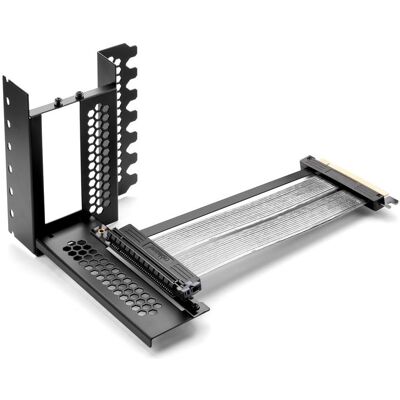 CableMod Vertikal PCIe 4.0 Halterung - Stahl, Schwarz, 7 Slots CableMod Vertikal PCIe 4.0 Halterung - Stahl, Schwarz, 7 Slots