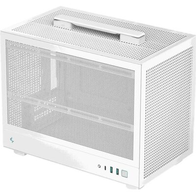 DeepCool CH160 WH Mini-ITX Gehäuse - Ohne Netzteil - Weiß DeepCool CH160 WH Mini-ITX Gehäuse - Ohne Netzteil - Weiß