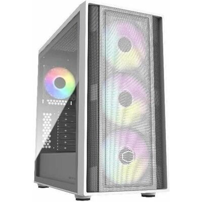 Cooler Master MasterBox 600 White (ATX, ITX, mATX), PC Gehäuse, Weiss Cooler Master MasterBox 600 White (ATX, ITX, mATX), PC Gehäuse, Weiss