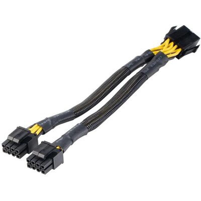 Akasa 8-Pin zu 2x 4+4-Pin Adapterkabel, EPS/ATX-Kompatibel - schwarz, 20 cm (20 cm, 8 pin EPS), Interne Kabel (PC) Akasa 8-Pin zu 2x 4+4-Pin Adapterkabel, EPS/ATX-Kompatibel - schwarz, 20 cm (20 cm, 8 pin EPS), Interne Kabel (PC)
