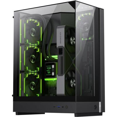 GameMax Boitier Mini Tour Micro ATX T20 ARGB avec panneaux vitrés (noir) (ITX, Mini-ATX), PC Gehäuse, Schwarz GameMax Boitier Mini Tour Micro ATX T20 ARGB avec panneaux vitrés (noir) (ITX, Mini-ATX), PC Gehäuse, Schwarz
