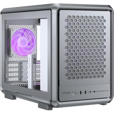 Cooler Master MasterFrame 400 Mesh Silver (mATX, Mini-ITX), PC Gehäuse, Transparent, Silber Cooler Master MasterFrame 400 Mesh Silver (mATX, Mini-ITX), PC Gehäuse, Transparent, Silber