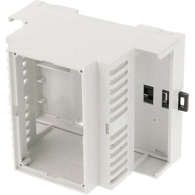 Hammond 1597DIN4MH53 Hutschienen-Gehäuse offen 90 x 58 71 PPO Lichtgrau 1 St. (Gehäuse), Elektronikzubehör + Gehäuse, Grau Hammond 1597DIN4MH53 Hutschienen-Gehäuse offen 90 x 58 71 PPO Lichtgrau 1 St. (Gehäuse), Elektronikzubehör + Gehäuse, Grau