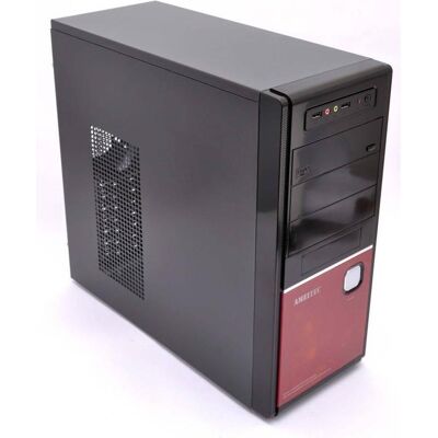 Exactgame AMEI Case AM-C3001BR (black/red) (mATX), PC Gehäuse, Rot, Schwarz Exactgame AMEI Case AM-C3001BR (black/red) (mATX), PC Gehäuse, Rot, Schwarz