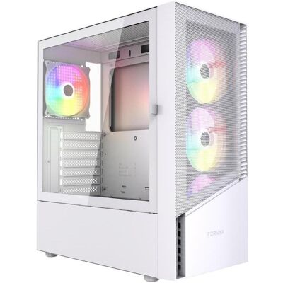 Gembird PC-Gehäuse Midi Tower Fornax 4300 ATX weiss (ATX), PC Gehäuse, Weiss Gembird PC-Gehäuse Midi Tower Fornax 4300 ATX weiss (ATX), PC Gehäuse, Weiss