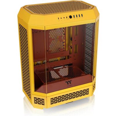 Thermaltake TT The Tower 600 Butter Caramel (ATX, mATX, Mini-ITX), PC Gehäuse, Braun, Gelb Thermaltake TT The Tower 600 Butter Caramel (ATX, mATX, Mini-ITX), PC Gehäuse, Braun, Gelb