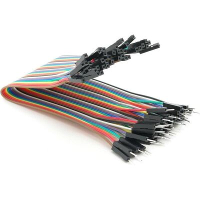 Sertronics 40pin Jumper / Dupont Kabel Male (50 cm), Interne Kabel (PC) Sertronics 40pin Jumper / Dupont Kabel Male (50 cm), Interne Kabel (PC)