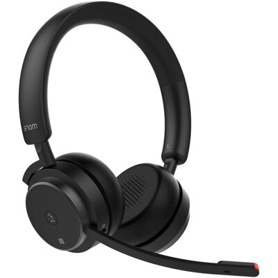Snom A350D Bluetooth-Headset Stereo (Kabellos, USB-A, USB-C, Microsoft Teams), Office Headset, Schwarz Snom A350D Bluetooth-Headset Stereo (Kabellos, USB-A, USB-C, Microsoft Teams), Office Headset, Schwarz