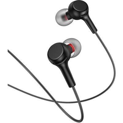 Hoco Wired headphones wire earphones Jack 3,5 mm with microphone M78 black (Kabelgebunden), Kopfhörer, Schwarz Hoco Wired headphones wire earphones Jack 3,5 mm with microphone M78 black (Kabelgebunden), Kopfhörer, Schwarz