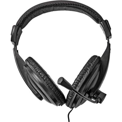 Nedis Headset - Über Ohr Stereo Klappmikrofon - Schwarz Nedis Headset - Über Ohr Stereo Klappmikrofon - Schwarz