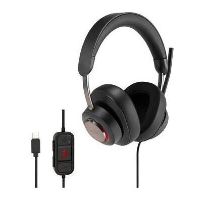 Kensington H2000 Wired Headset USB-C, Black (Kabelgebunden, USB-C), Office Headset, Schwarz Kensington H2000 Wired Headset USB-C, Black (Kabelgebunden, USB-C), Office Headset, Schwarz