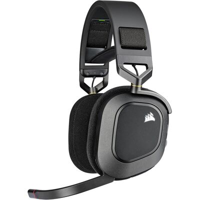 Corsair HS80 (Wireless) (Kabellos), Gaming Headset, Schwarz Corsair HS80 (Wireless) (Kabellos), Gaming Headset, Schwarz