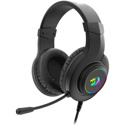 Redragon Gaming headphones Hylas USB RGB lighting black (Kabelgebunden), Gaming Headset, Schwarz Redragon Gaming headphones Hylas USB RGB lighting black (Kabelgebunden), Gaming Headset, Schwarz