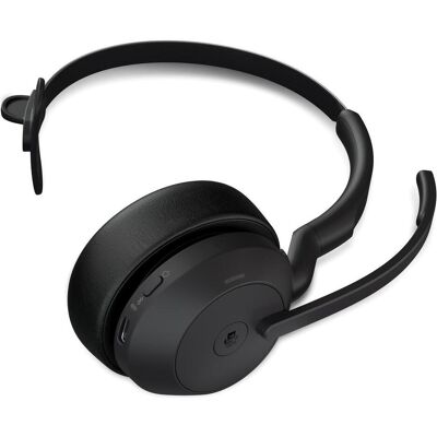 Jabra Evolve2 55 MS (Kabellos, USB-A, Microsoft Teams), Office Headset, Schwarz Jabra Evolve2 55 MS (Kabellos, USB-A, Microsoft Teams), Office Headset, Schwarz