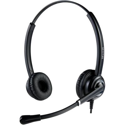 Yealink Mairdi MRD-612D n??hlavka dvouu??n?? (Kabelgebunden), Office Headset, Schwarz Yealink Mairdi MRD-612D n??hlavka dvouu??n?? (Kabelgebunden), Office Headset, Schwarz