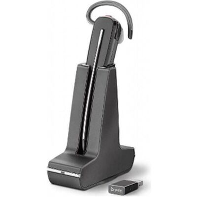 Poly Headset Savi 8240 UC MS D200 USB-A (Kabellos, USB-A, Microsoft Teams), Office Headset, Schwarz Poly Headset Savi 8240 UC MS D200 USB-A (Kabellos, USB-A, Microsoft Teams), Office Headset, Schwarz
