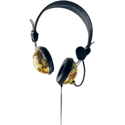 Hama PC-Headset "HS-10 Camouflage" (Kabelgebunden), Office Headset, Schwarz Hama PC-Headset "HS-10 Camouflage" (Kabelgebunden), Office Headset, Schwarz