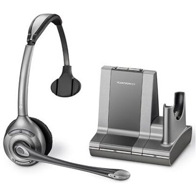 Poly Savi Office WO300 (Kabellos), Office Headset, Silber Poly Savi Office WO300 (Kabellos), Office Headset, Silber
