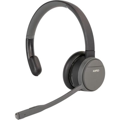 Agfeo DECT Headset Infinity Mono (Kabellos, USB-A), Office Headset, Schwarz Agfeo DECT Headset Infinity Mono (Kabellos, USB-A), Office Headset, Schwarz