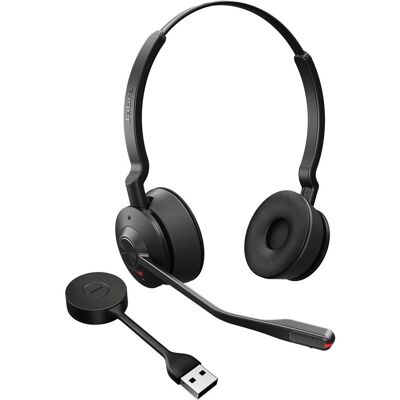 Jabra Engage 55 UC Duo (Kabellos, USB-A), Office Headset, Schwarz Jabra Engage 55 UC Duo (Kabellos, USB-A), Office Headset, Schwarz