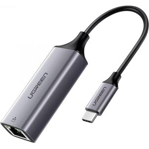 Ugreen Gigabit Ethernet Adapter (USB-C 3.1 Gen 1, RJ45 (1x)), Netzwerkadapter, Silber Ugreen Gigabit Ethernet Adapter (USB-C 3.1 Gen 1, RJ45 (1x)), Netzwerkadapter, Silber