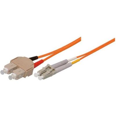 Tecline 85603 Glasfaser Patchkabel - Multi-Mode - 3m - Orange - OM2 - SC/LC Tecline 85603 Glasfaser Patchkabel - Multi-Mode - 3m - Orange - OM2 - SC/LC