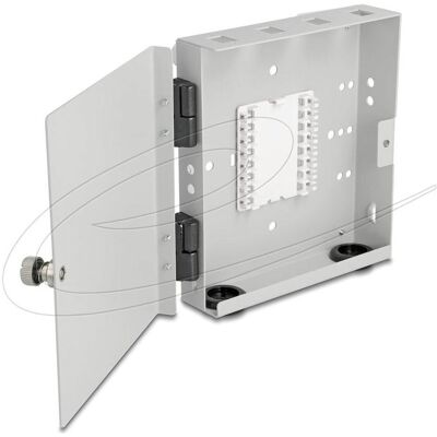 DeLock LWL Wandbox für 4 x SC Simplex oder LC Duplex Adapter Metallgehäuse (Netzwerk Zubehör), Zubehör Netzwerk DeLock LWL Wandbox für 4 x SC Simplex oder LC Duplex Adapter Metallgehäuse (Netzwerk Zubehör), Zubehör Netzwerk