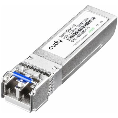 Cudy Modulis SFP+ SM10GSA-10 LC SMF 10 km 1310 nm, Transceiver, Silber Cudy Modulis SFP+ SM10GSA-10 LC SMF 10 km 1310 nm, Transceiver, Silber