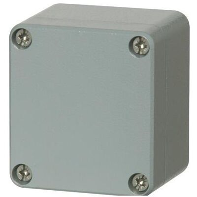 Fibox Universalgehäuse silbergrau (RAL 7001) 66 x 60 x 46 mm Aluminium (Gehäuse), Elektronikzubehör + Gehäuse, Grau Fibox Universalgehäuse silbergrau (RAL 7001) 66 x 60 x 46 mm Aluminium (Gehäuse), Elektronikzubehör + Gehäuse, Grau
