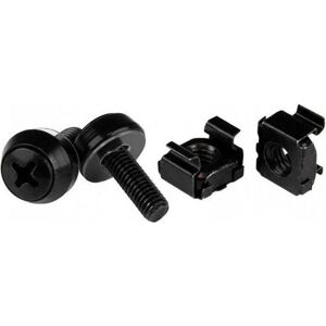 StarTech M5 x 12mm - Schrauben und Käfigmuttern - 50er Pack - Schwarz - M5 Montageschrauben und Kastenmut..., Serverschrank Zubehör, Schwarz StarTech M5 x 12mm - Schrauben und Käfigmuttern - 50er Pack - Schwarz - M5 Montageschrauben und Kastenmut..., Serverschrank Zubehör, Schwarz