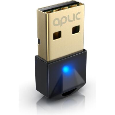 Aplic USB Bluetooth 5.0 Stick Nano, mini BT5.0 Dongle / Adapter, für PC & Laptop, Empfänger & Sender (Sender & Empfänger), Bluetooth Audio Adapter, Schwarz Aplic USB Bluetooth 5.0 Stick Nano, mini BT5.0 Dongle / Adapter, für PC & Laptop, Empfänger & Sender (Sender & Empfänger), Bluetooth Audio Adapter, Schwarz