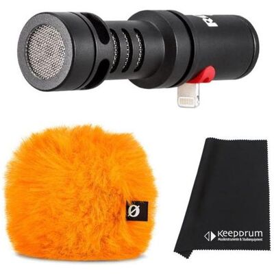 RØDE - VideoMic Me-L - Orange - Windschutz - Mikrofon RØDE - VideoMic Me-L - Orange - Windschutz - Mikrofon