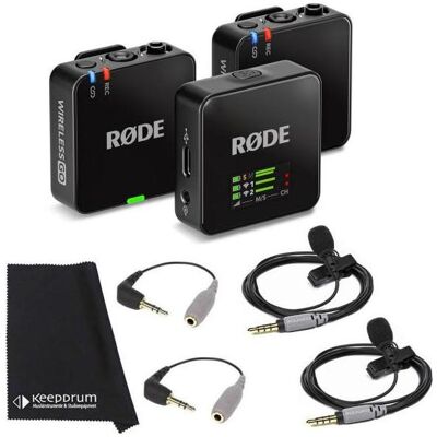 RØDE Wireless GO Gen 3 mit 2x Smartlav und 2x SC3, Mikrofon RØDE Wireless GO Gen 3 mit 2x Smartlav und 2x SC3, Mikrofon