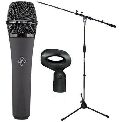 Telefunken M81 dynamisches Mikrofon mit Stativ, Mikrofon Telefunken M81 dynamisches Mikrofon mit Stativ, Mikrofon