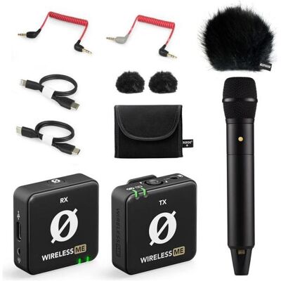 RØDE Wireless ME Mikrofon-System mit Handmikrofon und Windschutz, Mikrofon RØDE Wireless ME Mikrofon-System mit Handmikrofon und Windschutz, Mikrofon