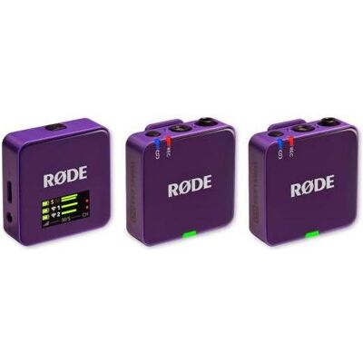 RØDE Wireless GO Gen 3 Lila mit 2x Smartlav und 2x SC3, Mikrofon RØDE Wireless GO Gen 3 Lila mit 2x Smartlav und 2x SC3, Mikrofon