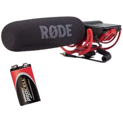 RØDE VideoMic Rycote Kameramikrofon mit 9V Batterie, Mikrofon RØDE VideoMic Rycote Kameramikrofon mit 9V Batterie, Mikrofon