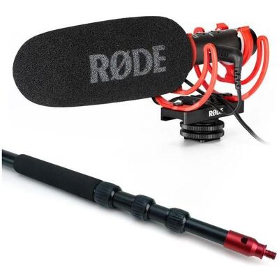 RØDE Mikrofon Videomic NTG mit Boompole, Mikrofon RØDE Mikrofon Videomic NTG mit Boompole, Mikrofon