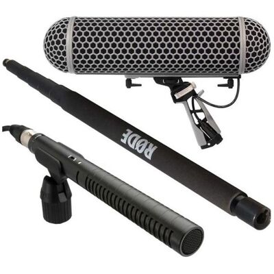 RØDE NTG-1 mit Tonangel 3m mit BLIMP Windschutz, Mikrofon RØDE NTG-1 mit Tonangel 3m mit BLIMP Windschutz, Mikrofon