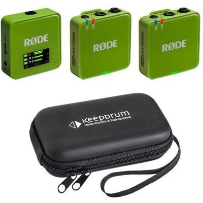 RØDE Mikrofon-Funksystem Wireless GO Gen 3 Grün mit Softcase, Mikrofon RØDE Mikrofon-Funksystem Wireless GO Gen 3 Grün mit Softcase, Mikrofon