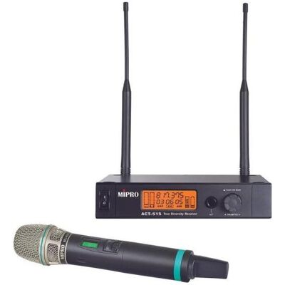 Mipro - ACT-515 - 823-832 MHz - Handsender - Wireless microphone receiver Mipro - ACT-515 - 823-832 MHz - Handsender - Wireless microphone receiver
