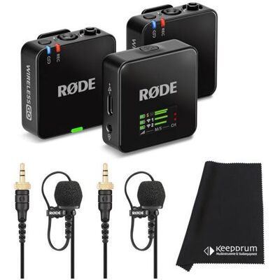 RØDE Mikrofon-Funksystem Wireless GO Gen 3 mit 2x Lavalier II, Mikrofon RØDE Mikrofon-Funksystem Wireless GO Gen 3 mit 2x Lavalier II, Mikrofon