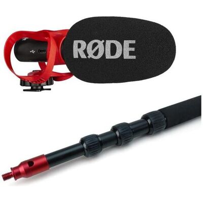 RØDE - VideoMic Go II Helix - Supernieren-Richtcharakteristik - 3/8 Zoll Gewinde - Richtmikrofon RØDE - VideoMic Go II Helix - Supernieren-Richtcharakteristik - 3/8 Zoll Gewinde - Richtmikrofon