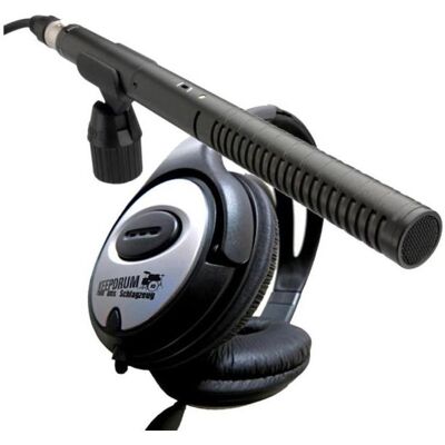 RØDE NTG-2 Richtmikrofon mit Kopfhörer, Mikrofon RØDE NTG-2 Richtmikrofon mit Kopfhörer, Mikrofon