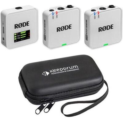 RØDE Mikrofon-Funksystem Wireless GO Gen 3 Weiss mit Softcase, Mikrofon RØDE Mikrofon-Funksystem Wireless GO Gen 3 Weiss mit Softcase, Mikrofon